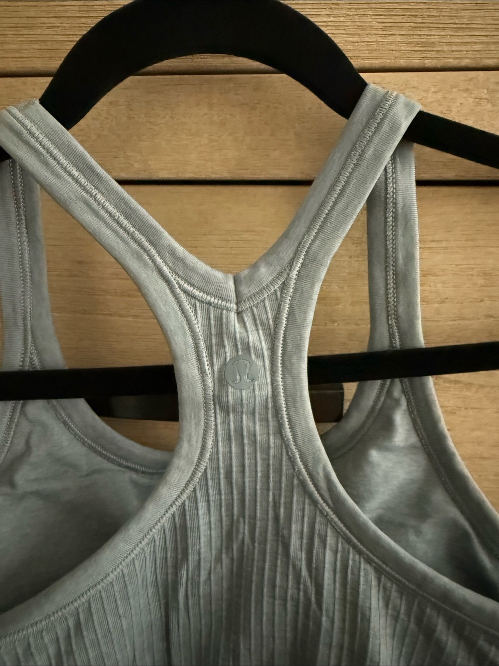 Lululemon Ribbed Racerback Tank Top in Slate Blue - Picture 2 of 3